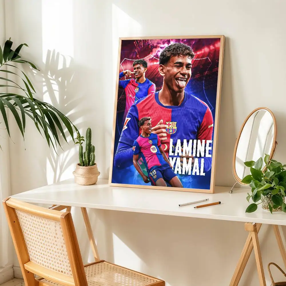 Plakat Lamine Yamal gwiazda piłki nożnej Wzór 6