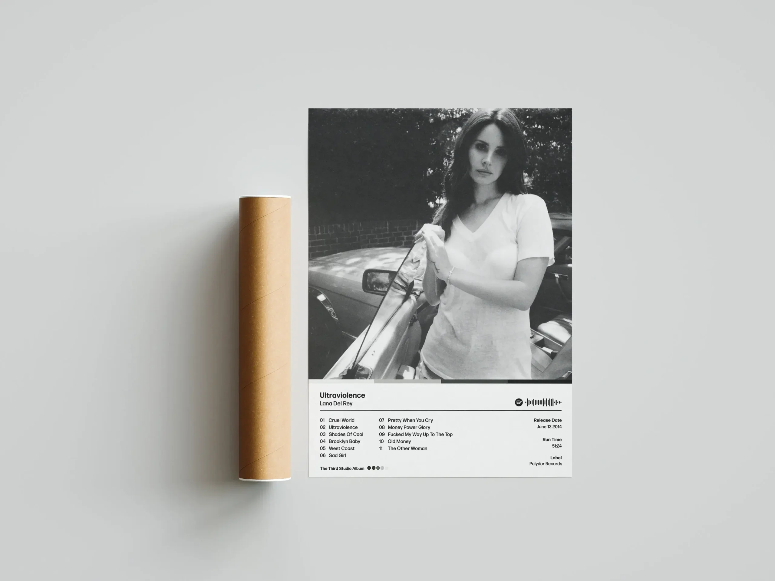 Plakat Lana Del Rey - okładka albumu Wzór 6