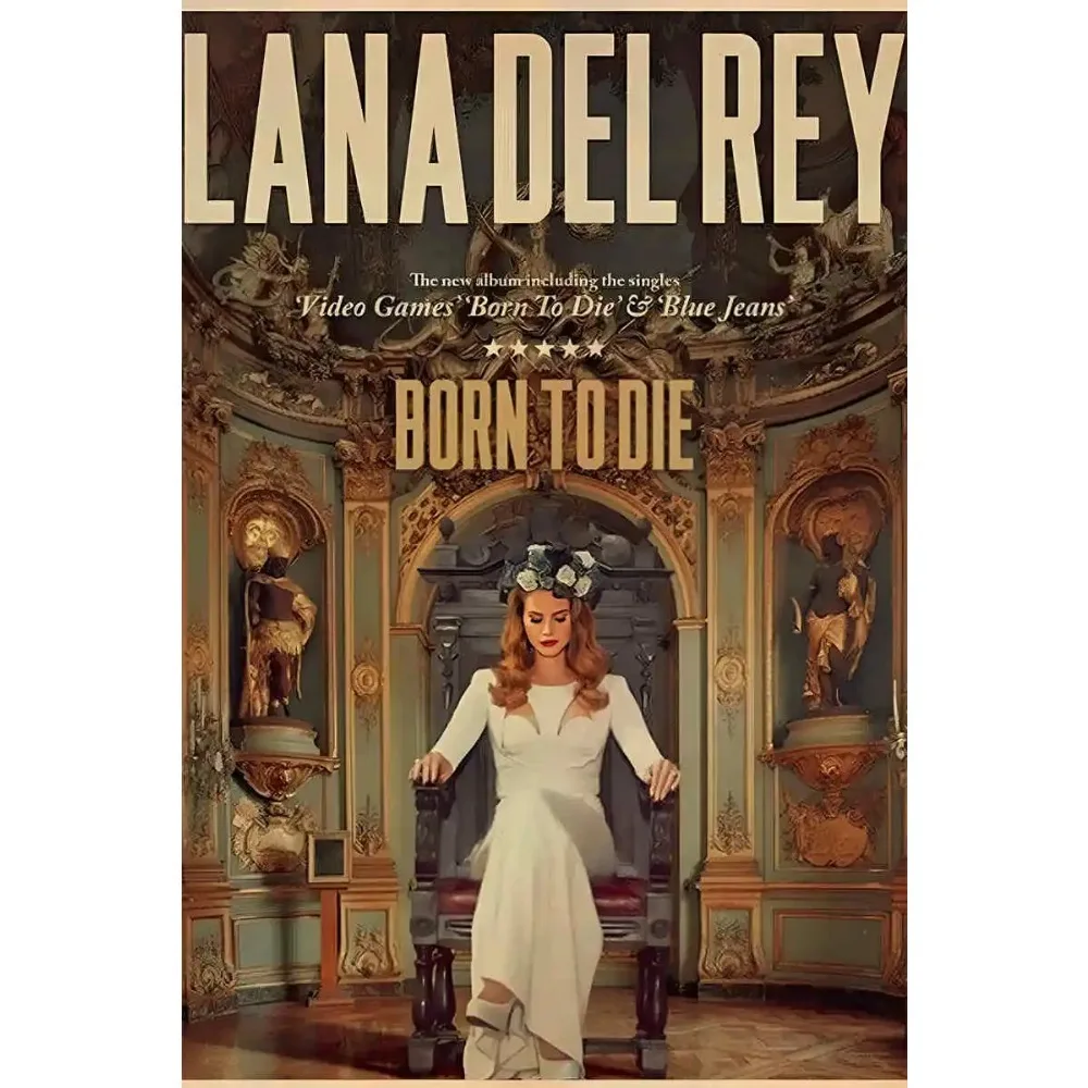 Plakat Lana Del Rey do pokoju Wzór 8