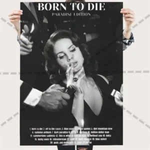 Lana Del Rey - plakat z okładką albumu Wzór 1