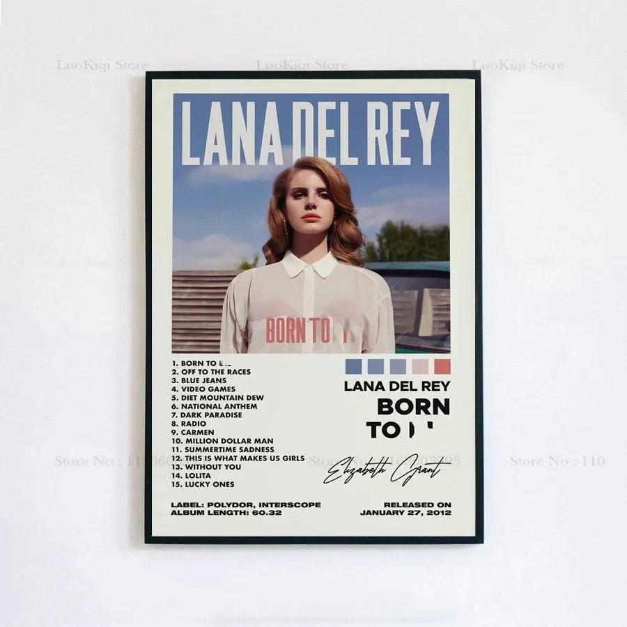 Plakat Lana Del Rey - Ultraviolence Wzór 2