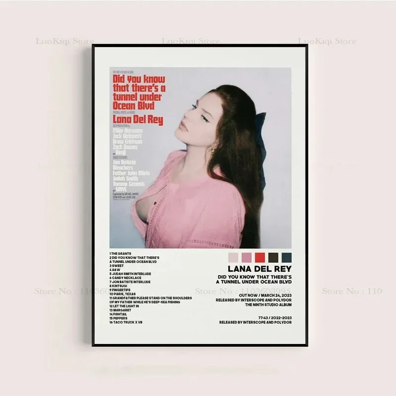 Plakat Lana Del Rey - Ultraviolence Wzór 3