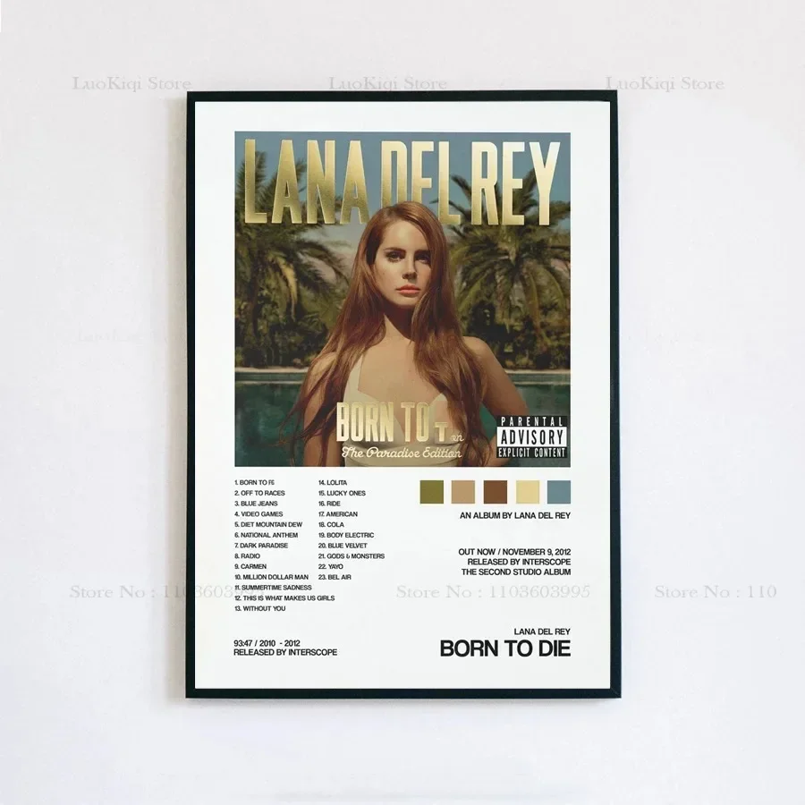 Plakat Lana Del Rey - Ultraviolence Wzór 7