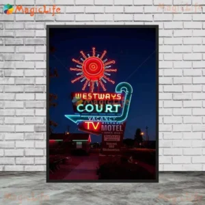 Plakat Las Vegas - kasyno w stylu retro Wzór 1