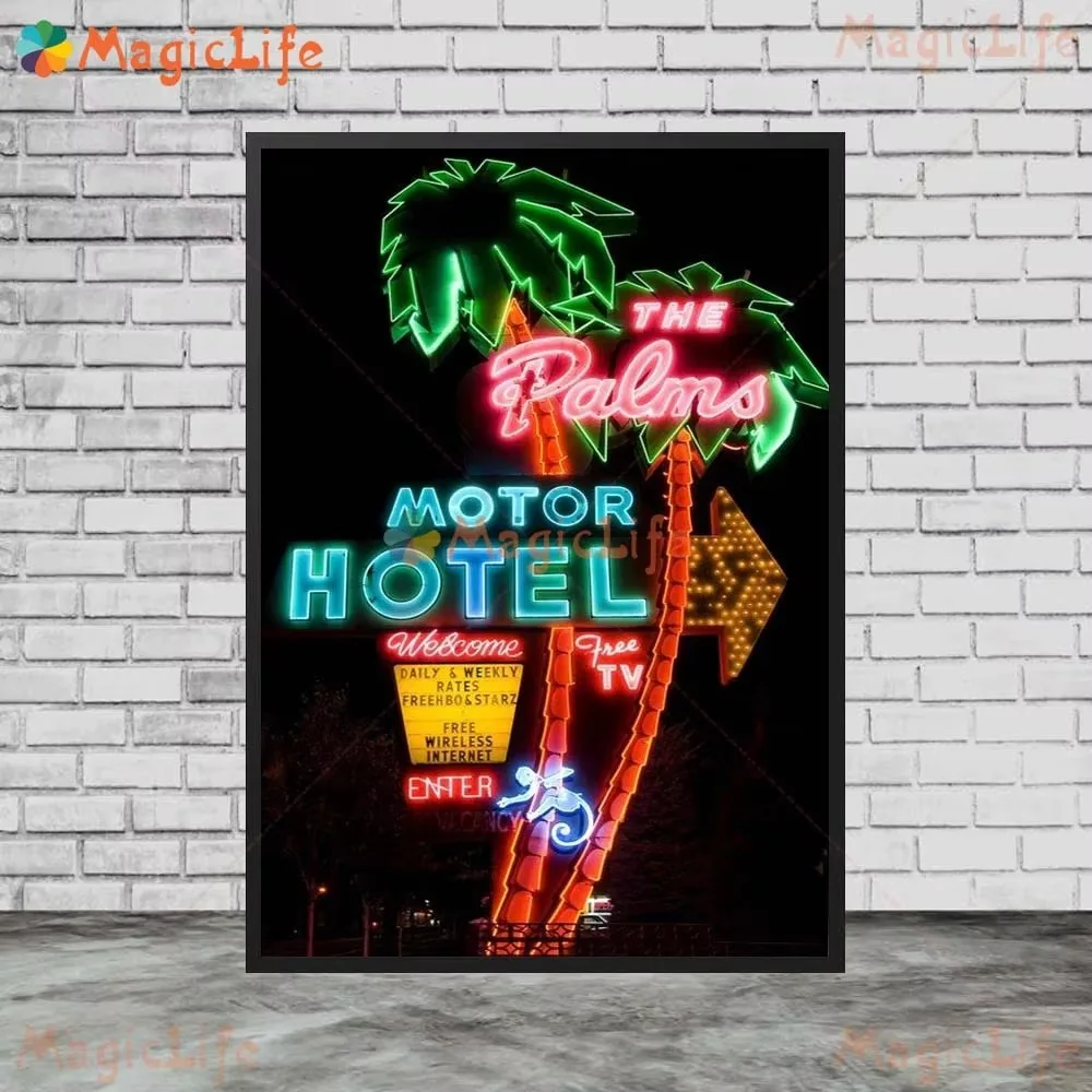 Plakat Las Vegas - kasyno w stylu retro Wzór 3