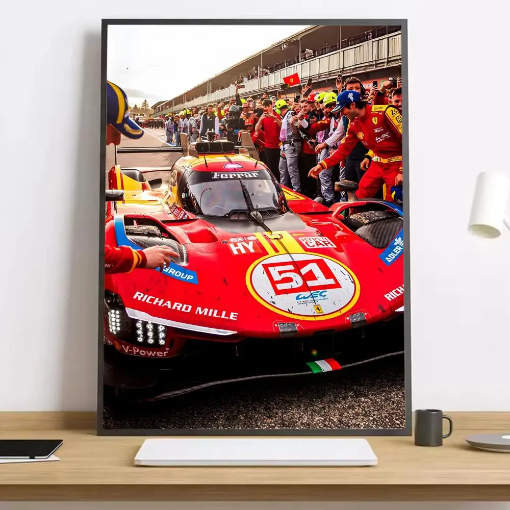 Plakat Le Mans 499P samochód wyścigowy Czarny11