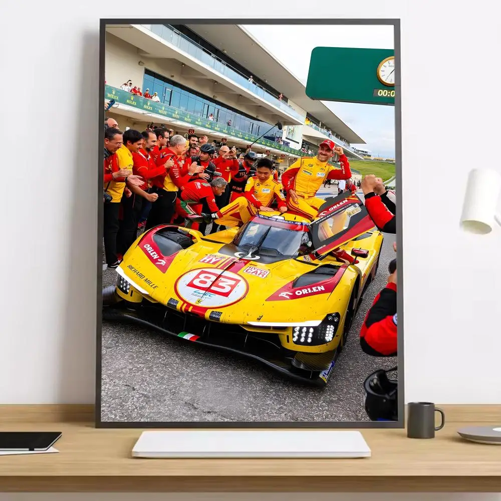 Plakat Le Mans 499P samochód wyścigowy Czarny24