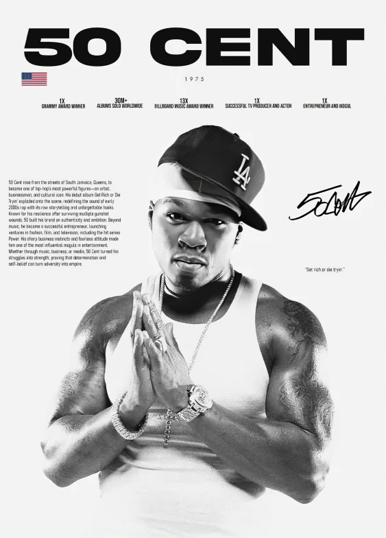 Plakat z legendami rapu Tupac i Biggie Czerwony