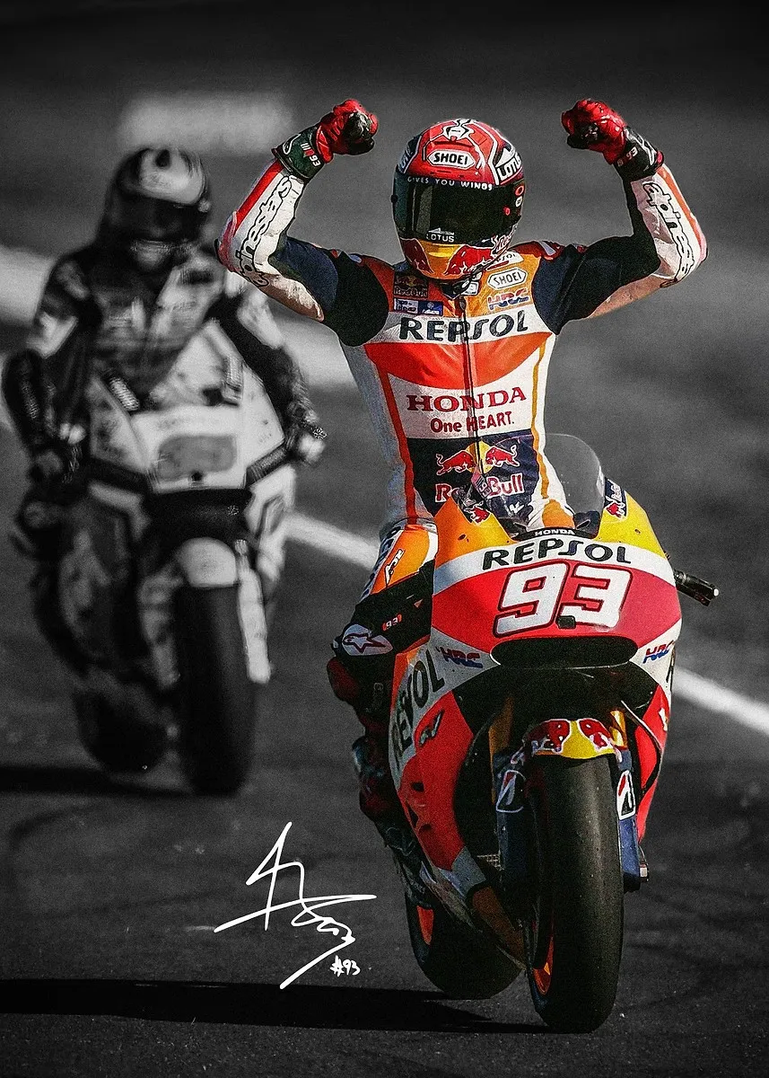 Plakat legendy sportów motorowych Wzór 5
