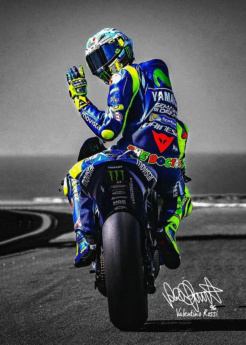 Plakat legendy sportów motorowych Wzór 8