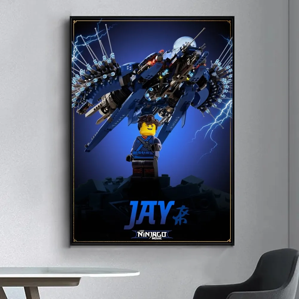 Lego Ninjago - plakat do pokoju dziecięcego Czerwony