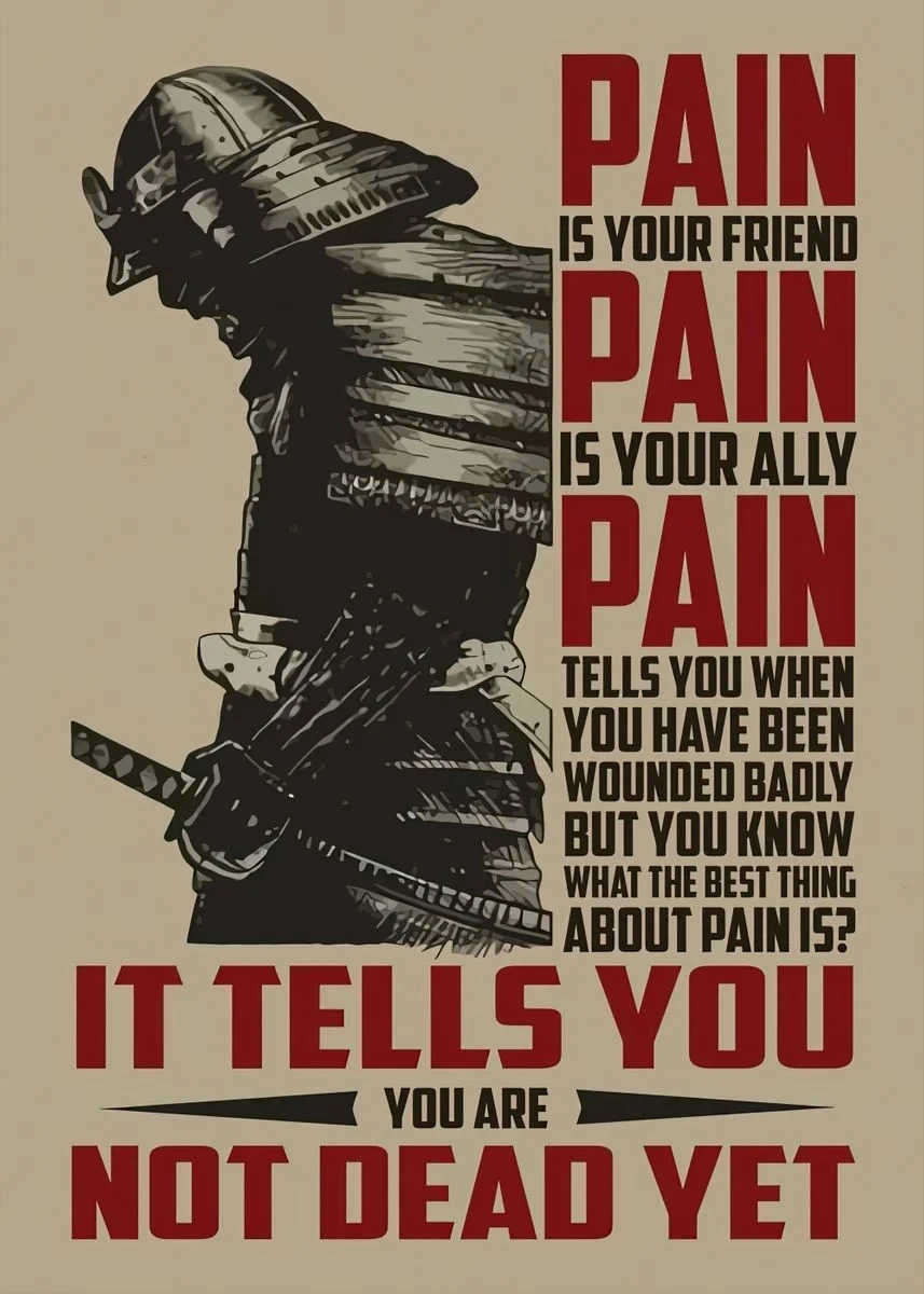 Lew - Mindset Is Everything, plakat motywacyjny Głęboki niebieski