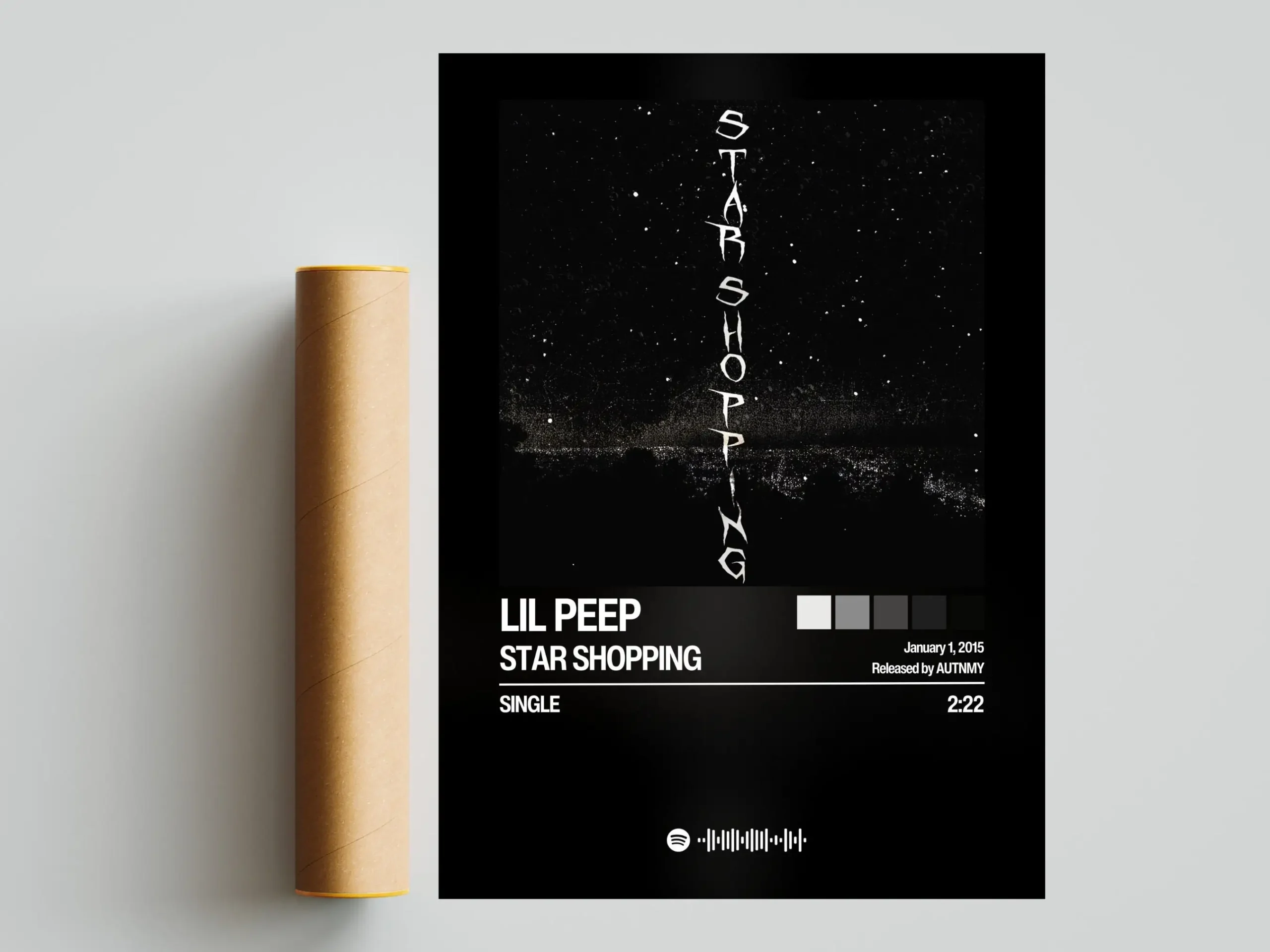 Plakat z albumem Lil Peep Wzór 8