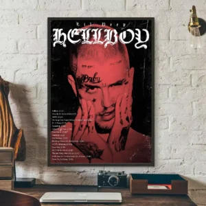 Lil Peep - plakat z okładką albumu Wzór 1