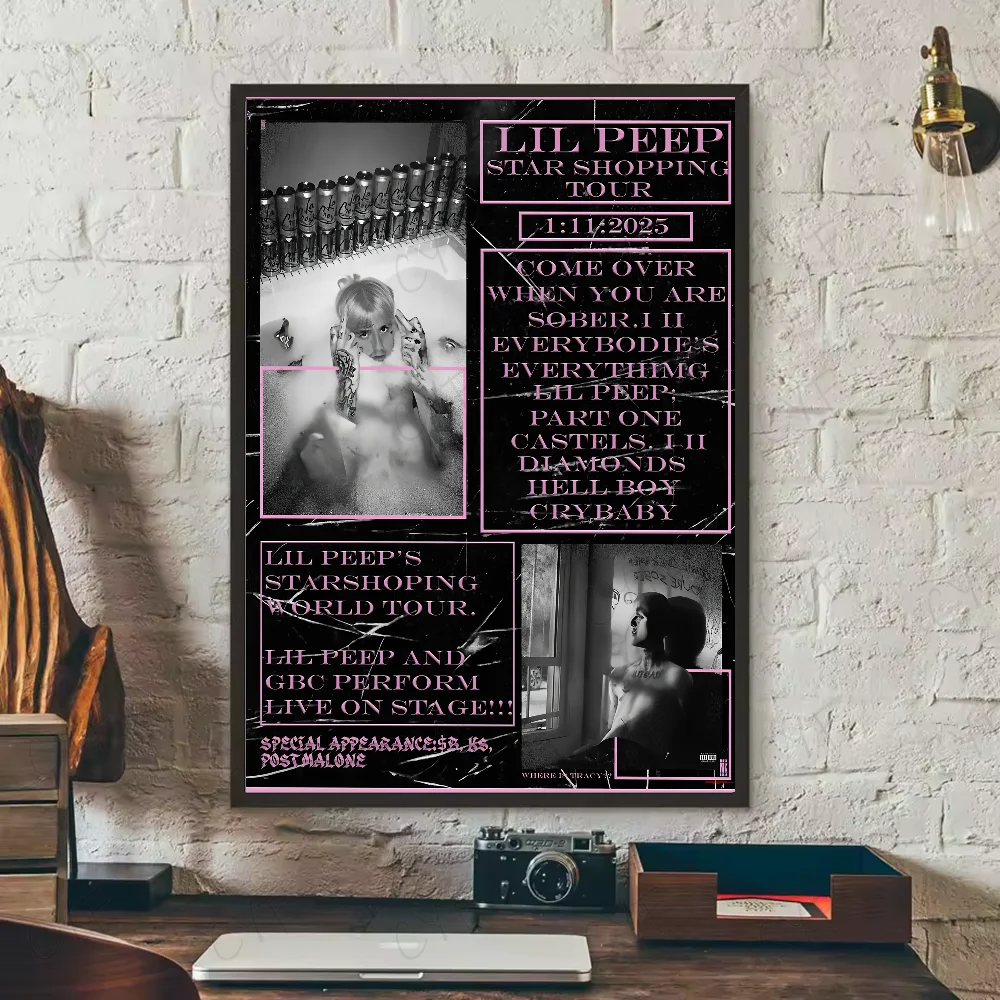 Lil Peep - plakat z okładką albumu Wzór 2