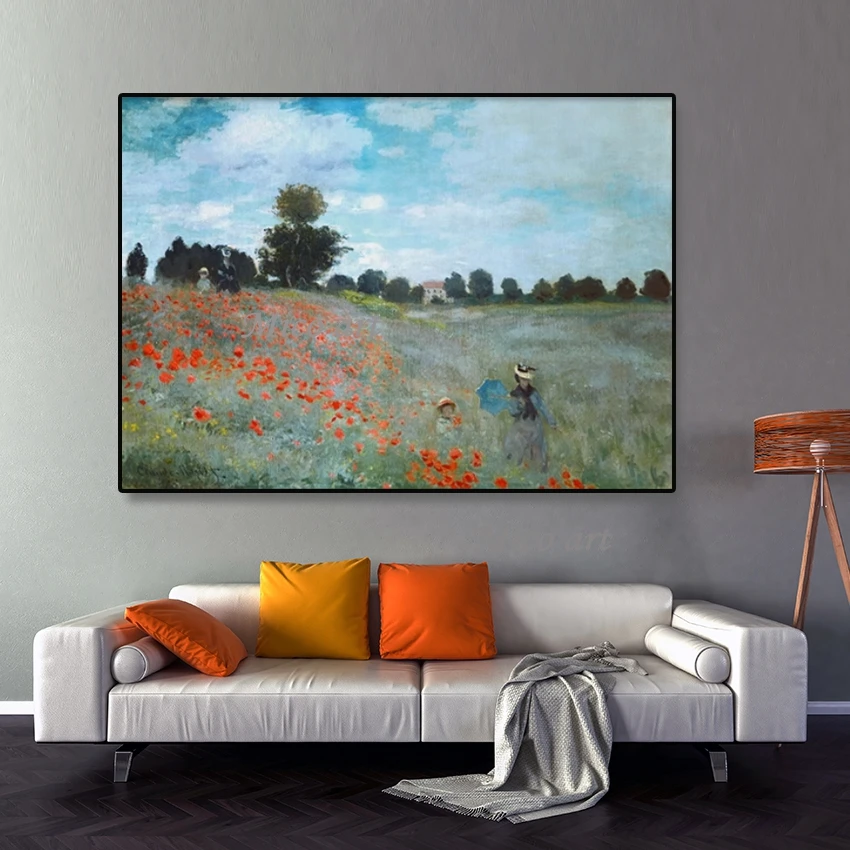 Plakat Lilie wodne Moneta Unframe mico65 (9)j