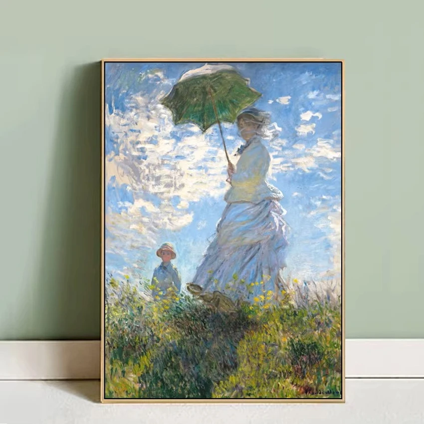 Plakat Lilie wodne Moneta Unframe mico65 (9)l