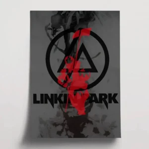 Plakat zespół Linkin Park okładki albumów Wzór 1