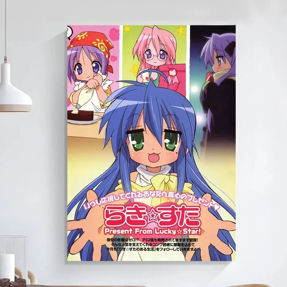 Plakat Lucky Star - urocze anime Wzór 2