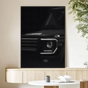 Plakat Luksusowe Auta - czarno-biała motoryzacja Black11