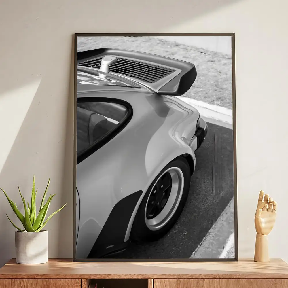 Plakat Luksusowe Auto Czarno-Białe Black1