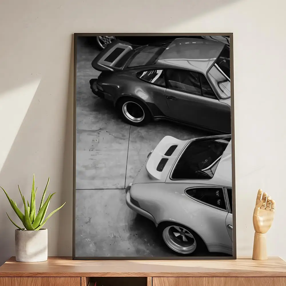 Plakat Luksusowe Auto Czarno-Białe Black2