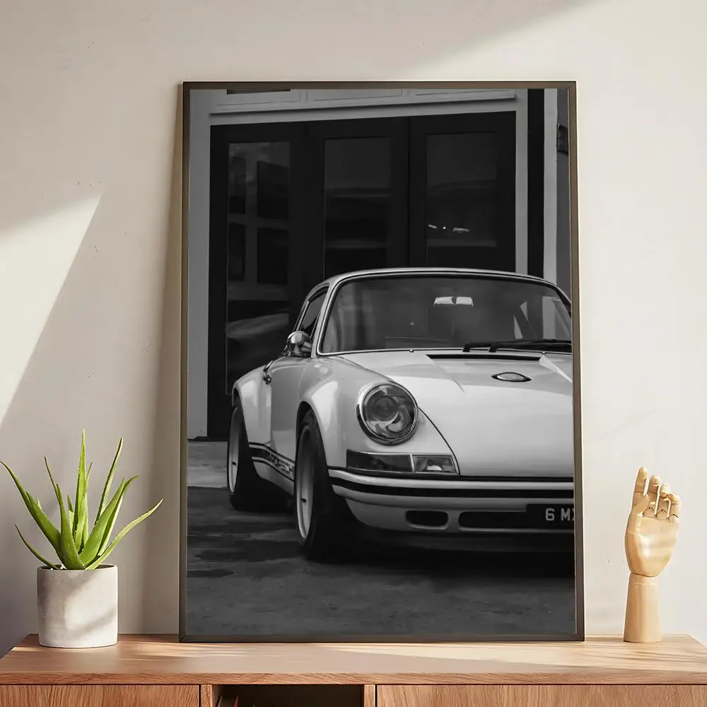 Plakat Luksusowe Auto Czarno-Białe Black5