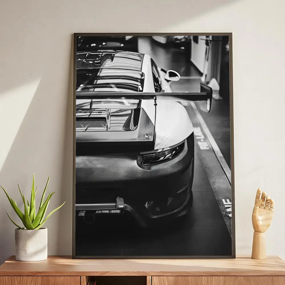 Plakat Luksusowe Auto Czarno-Białe Black7