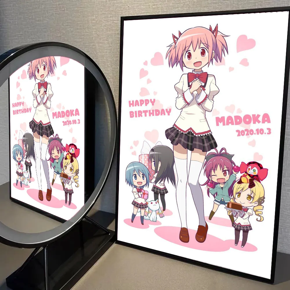 Plakat Madoka Magica - grafika anime Wzór 1