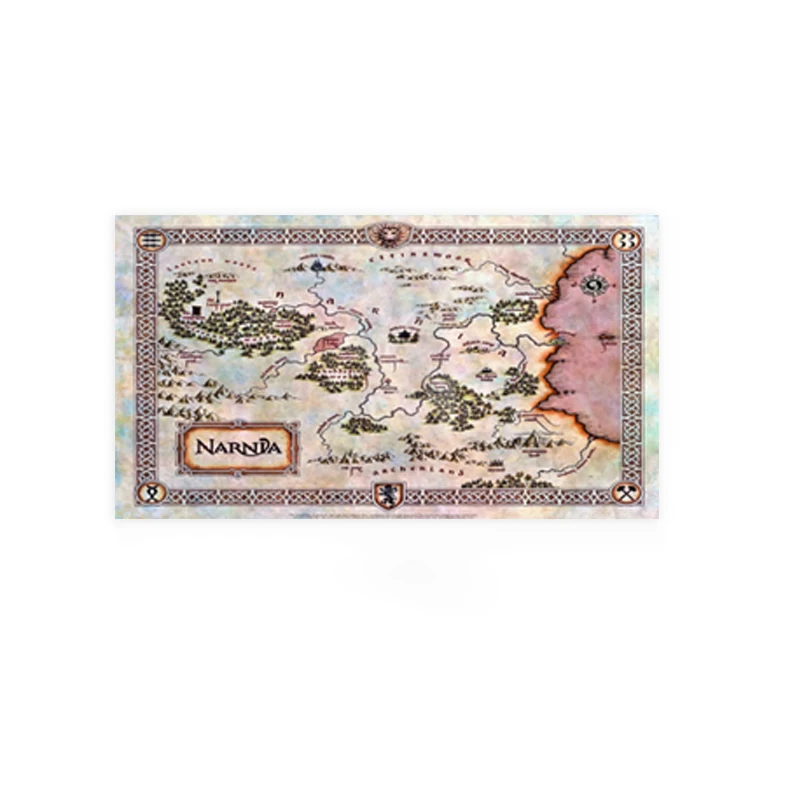 Plakat mapa Narnii Wzór 1
