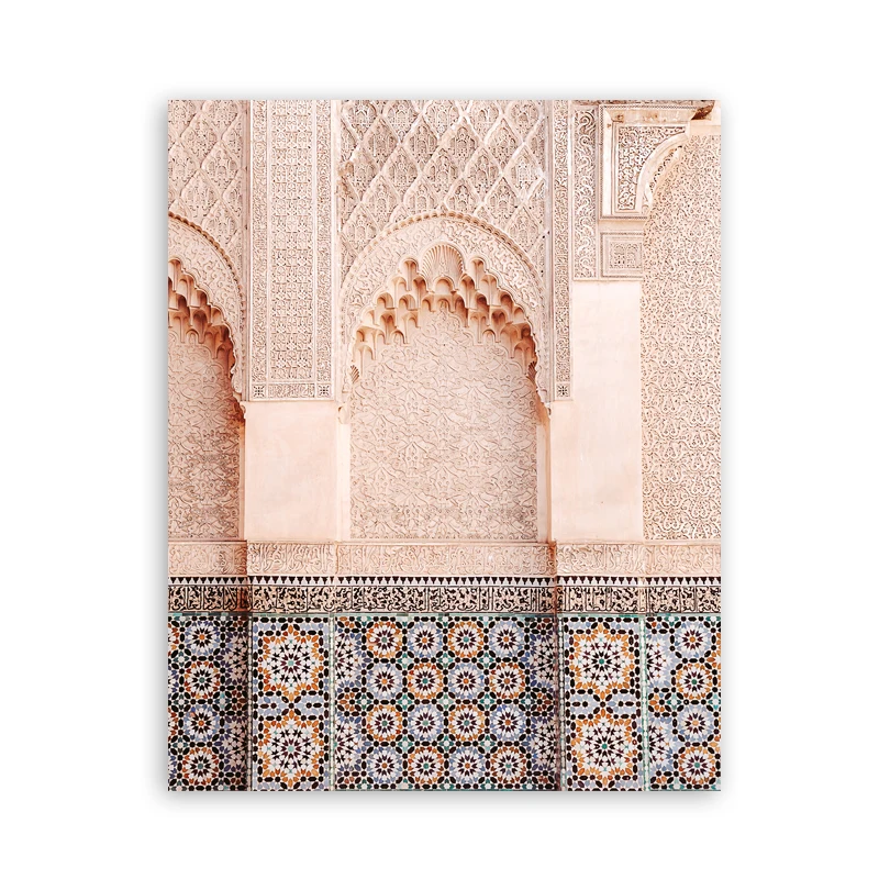 Plakat Marrakesz architektura boho Epc