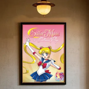 Marynarz i Księżyc - plakat dekoracyjny Szary