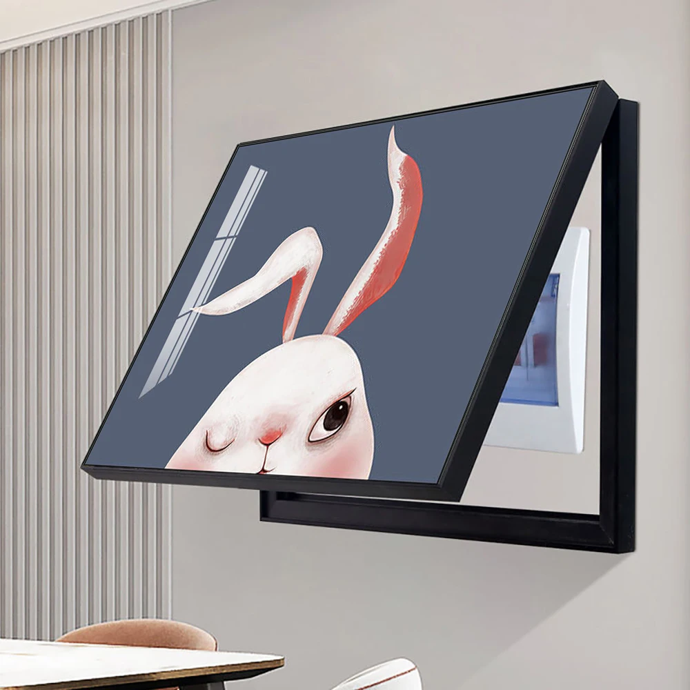 Plakat maskujący skrzynkę elektryczną – pionowy mural Lift up k