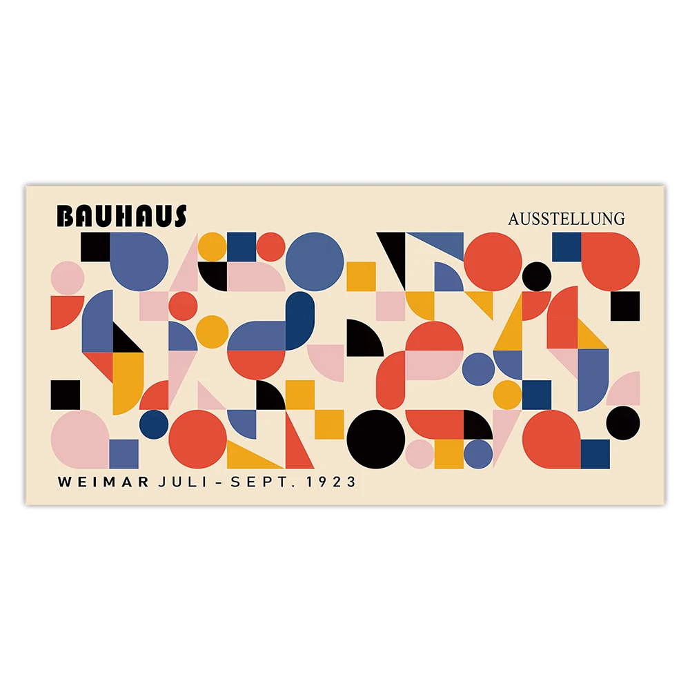 Plakat Matisse Bauhaus - geometryczne liście abstrakcja Zielony