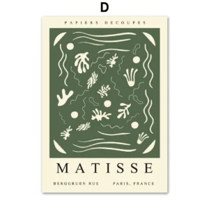 Plakat Matisse - kobieta i kwiaty Fioletowy/фиолетовый
