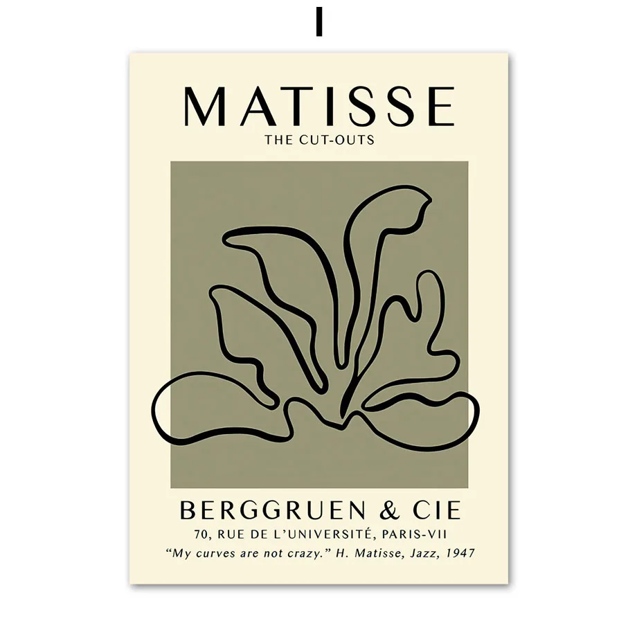 Plakat Matisse - kobieta i kwiaty Srebrny