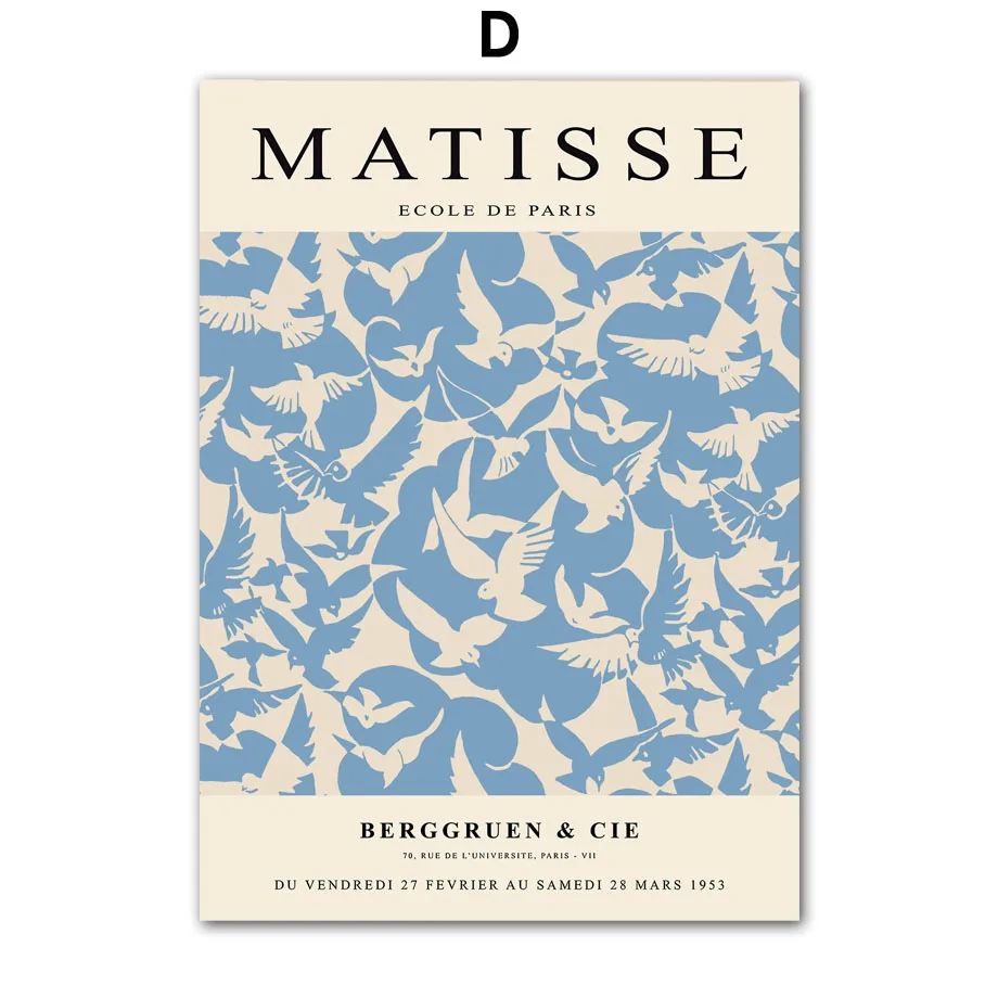 Plakat Matisse i Kusama abstrakcja Wzór 3