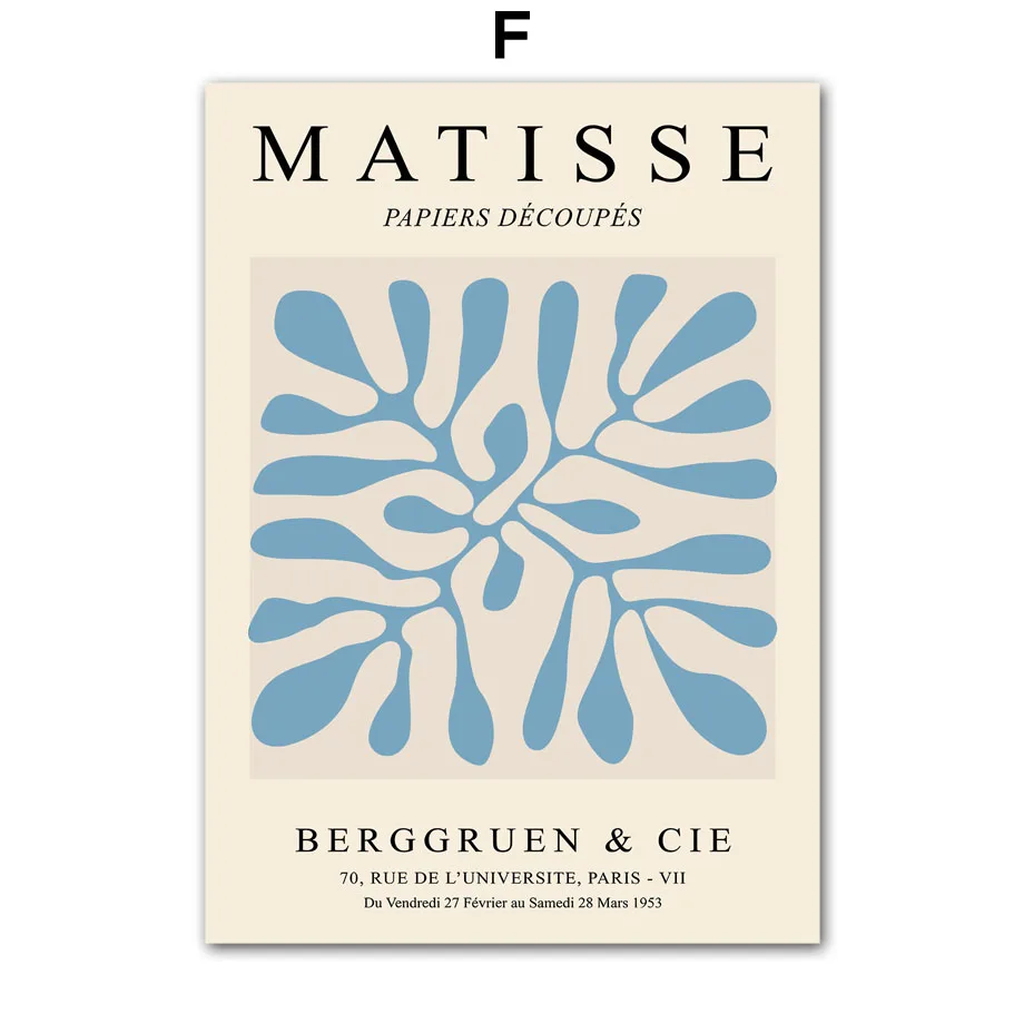 Plakat Matisse i Kusama abstrakcja Wzór 6