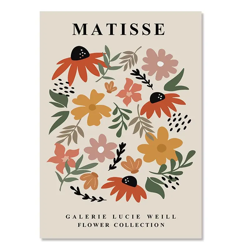 Plakat Matisse i Yayoi Kusama - sztuka nowoczesna Wzór 5