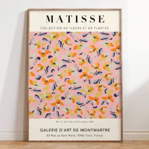 Plakat Matisse abstrakcyjne kwiaty 01