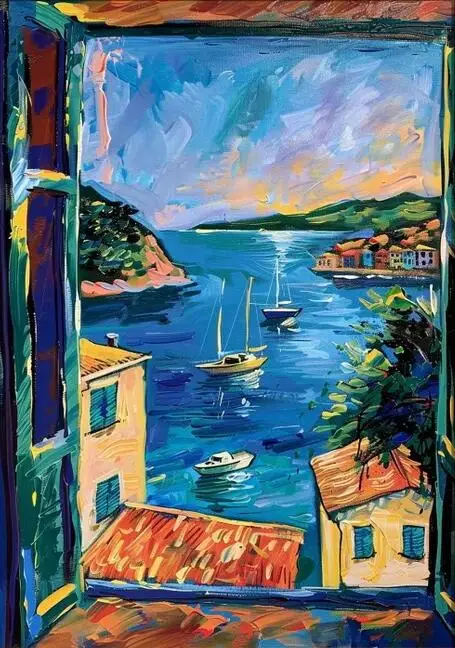 Henri Matisse – Otwarte okno, plakat reprodukcja Wzór 11