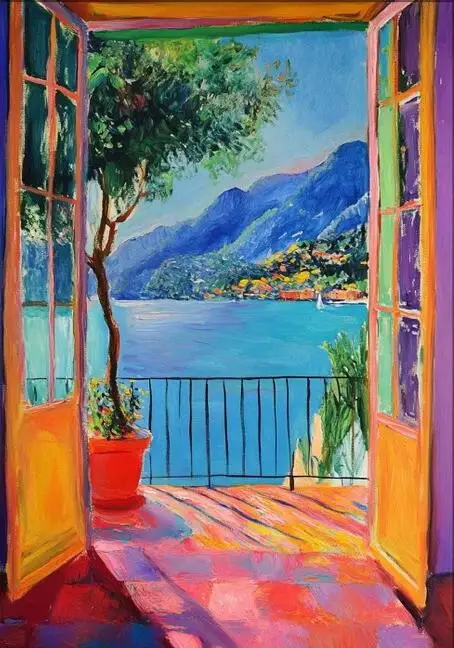Plakat Henri Matisse Otwarte okno Wzór 5