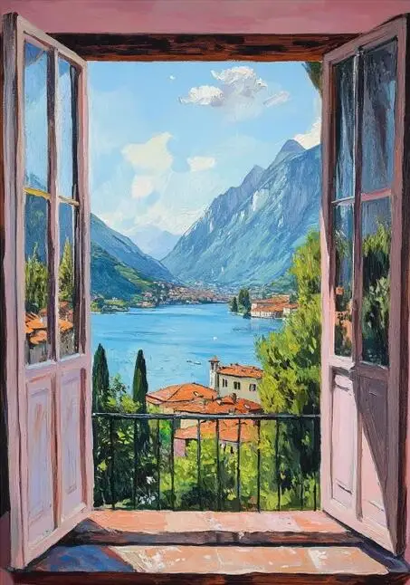 Henri Matisse - Otwarte okno, plakat reprodukcja Wzór 6