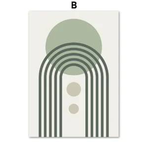Matisse szałwiowy liść - plakat boho żółty