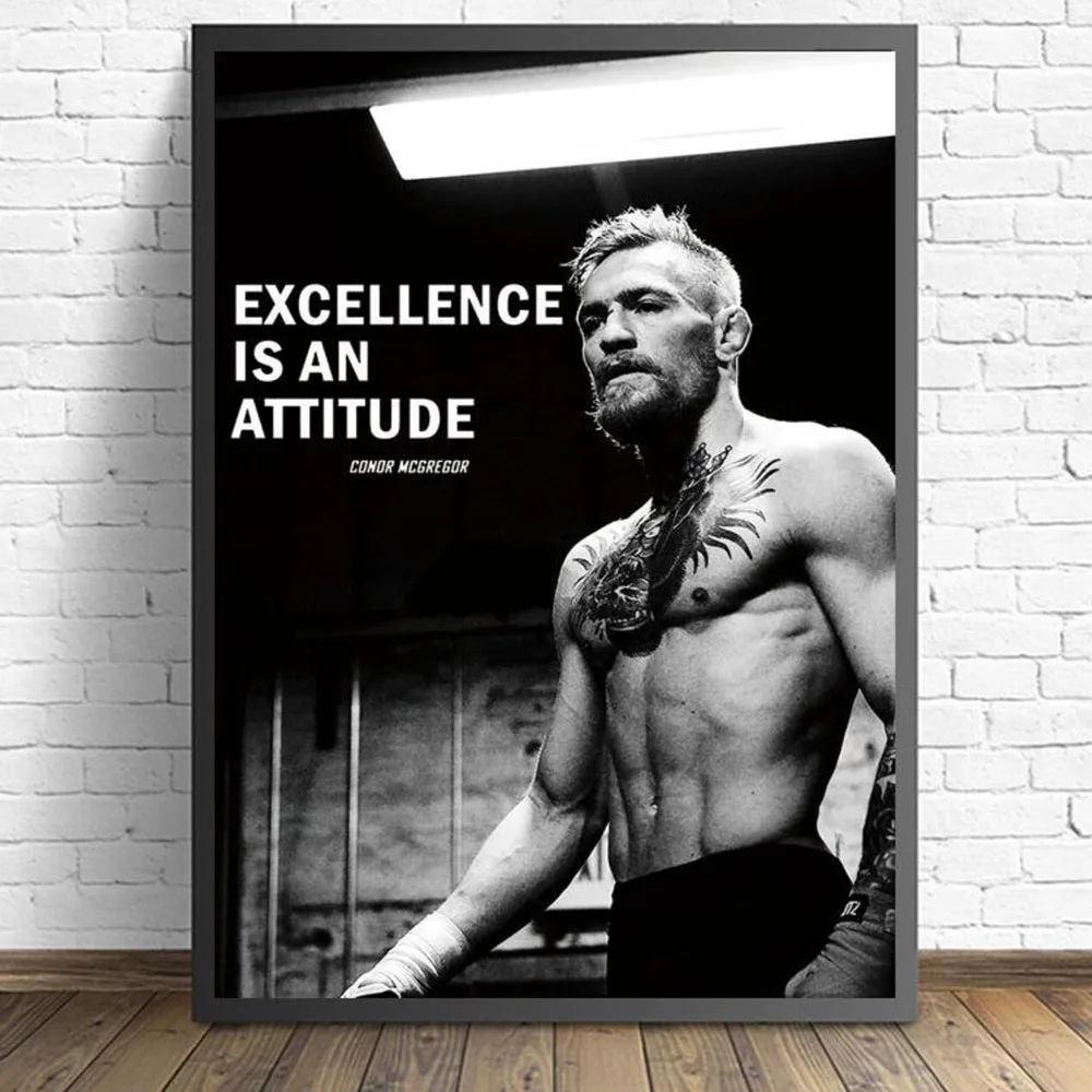 Plakat McGregor – motywacyjny plakat bokserski Wzór 12
