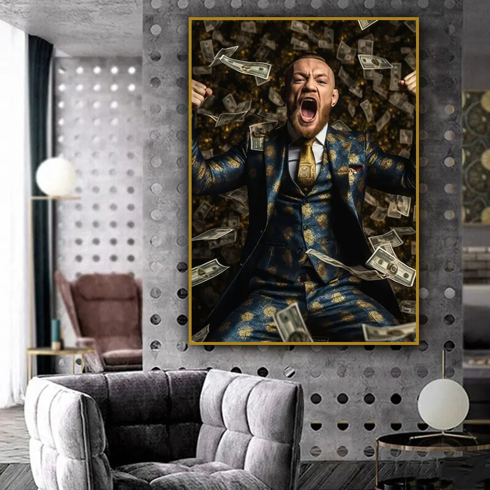 Plakat McGregor - motywacyjny plakat bokserski Wzór 3