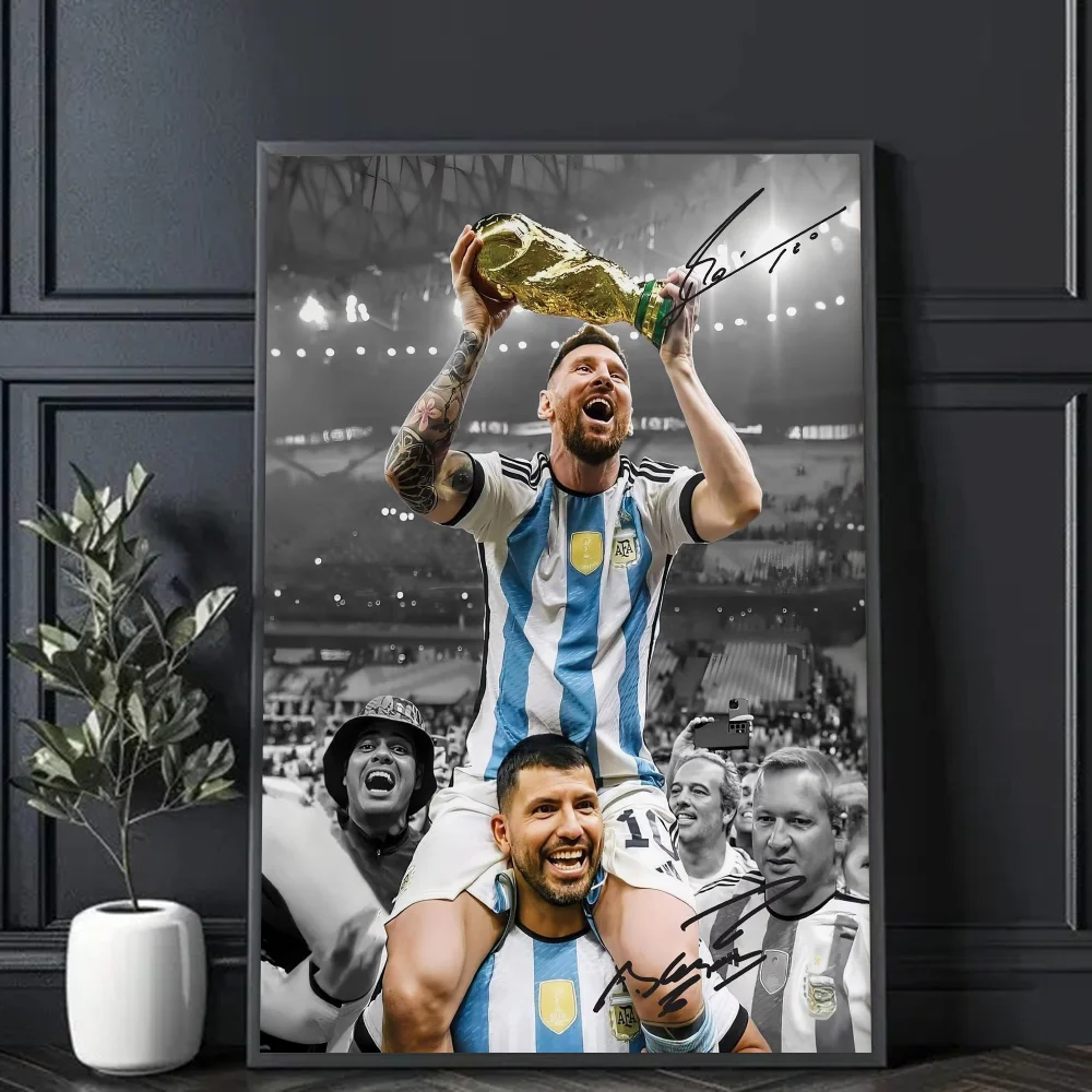 Lionel Messi - plakat piłkarski na ścianę Hei 5