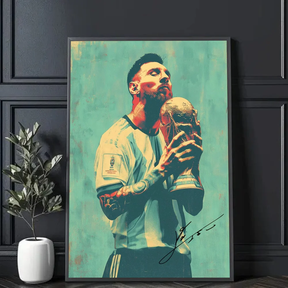 Lionel Messi - plakat piłkarski na ścianę Hei 6