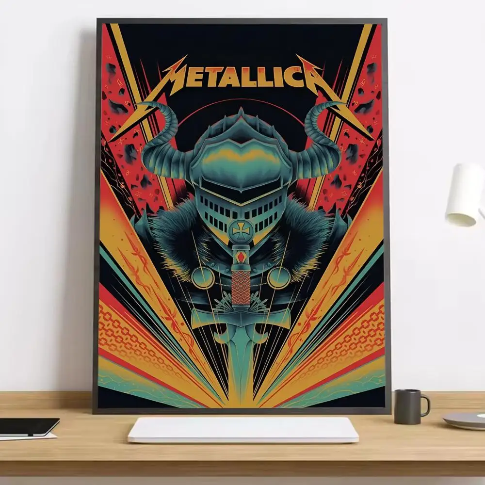 Plakat Metallica - rock i metal Czarny20