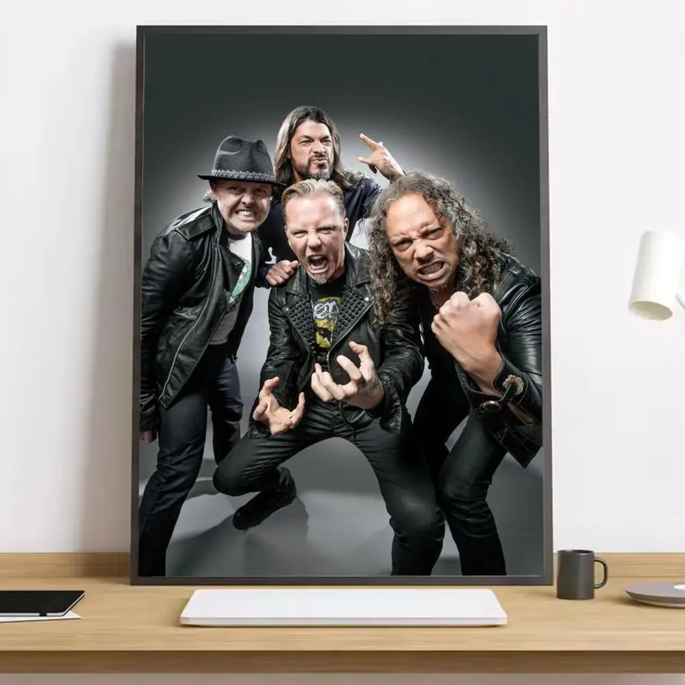 Plakat Metallica - rock i metal Czarny22